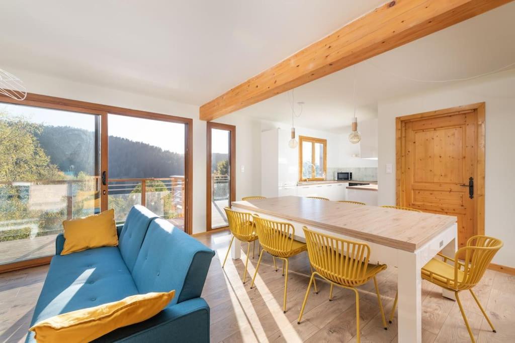 Le Cerf, Chalet Cocooning Avec Piscine Et Billard Ban-sur-Meurthe-Clefcy Esterno foto