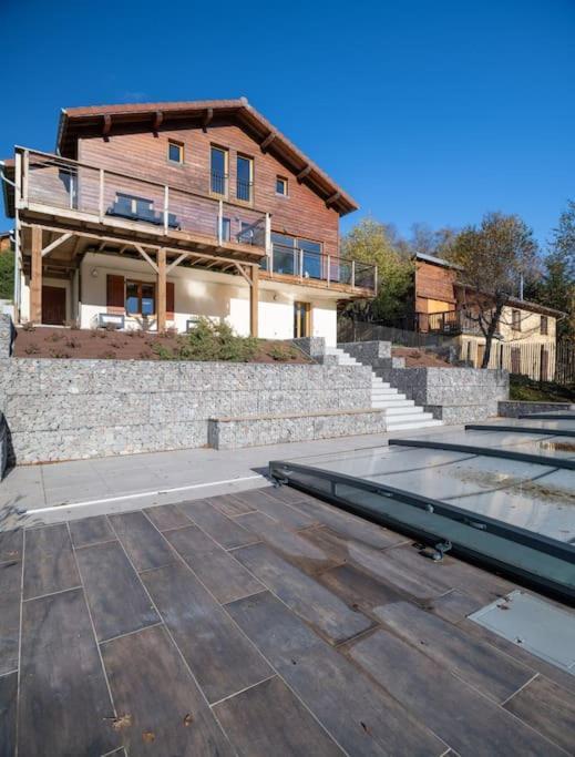 Le Cerf, Chalet Cocooning Avec Piscine Et Billard Ban-sur-Meurthe-Clefcy Esterno foto