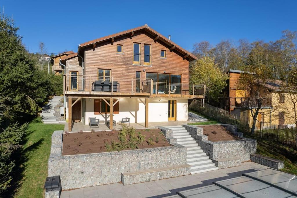 Le Cerf, Chalet Cocooning Avec Piscine Et Billard Ban-sur-Meurthe-Clefcy Esterno foto